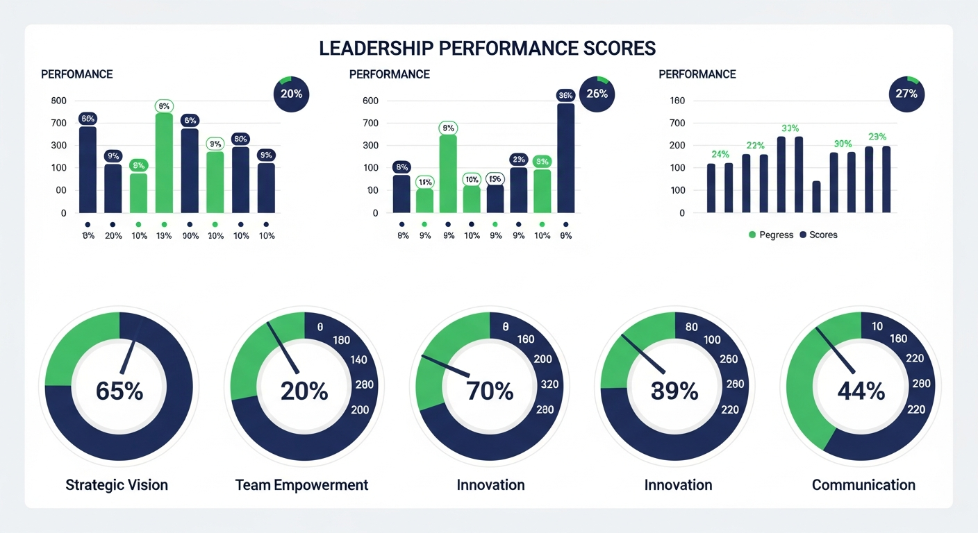 Leadership performance scores dashboard